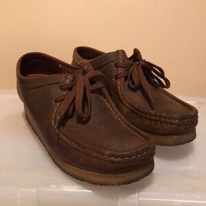 Clarks Brown Loafers Classic Slip-Ons